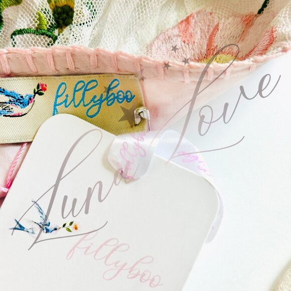 FILLYBOO Angel Maxi Dress In Filigree Nouveau Lavender NWT - Picture 13 of 14